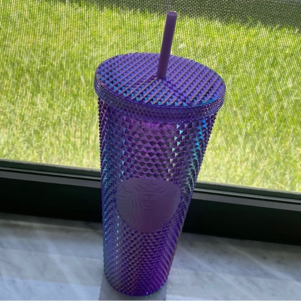 Purple iridescent cup - Picture 4 of 4